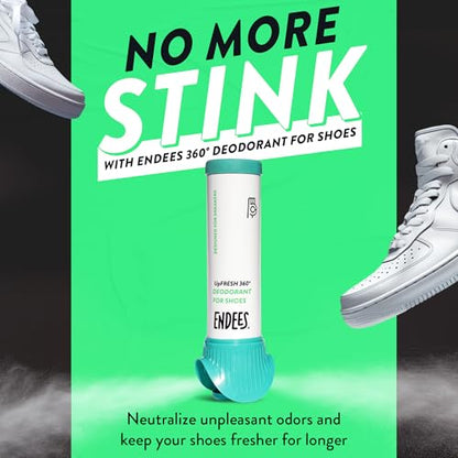 Endees UpFresh 360° Shoe Deodorizer Spray – 6 x 3.38 Fl Ozl I Foot Odor Eliminator Shoe Spray for Smelly Shoes, Feet, Sneakers, Boots, and Gym Bags, Stinky Smell Elimination Deodorant, Travel Size - size: 3.38 Ounce (Pack of 6)