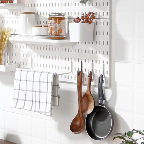 BESTYASH 3pcs J Shape Metal Pegboard Hooks for Tool Hanging Board Utility Pegboard Tool Organizer Hooks Compatible for Garage Workshop Storage