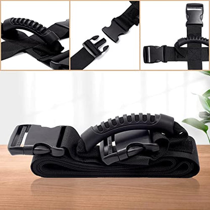 Box Carrying Strap with Handle, Handheld Belt for Safely Moving and Lifting Heavy Boxes, Adjustable Belt, Cross Style Carry Straps, Suitable for Groceries, Luggage(74.8 inch) - size: 74.8 inch (Cross-shaped)