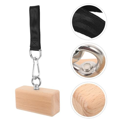 HANABASS Wooden Hand Gripper with Adjustable Resistance and Detachable Design, Ergonomic Block Shape for Daily Finger Strength Training and Climbing Training Equipment
