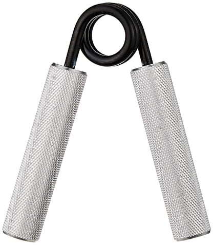 Grip Strengthener, 100 lb Silver Aluminum, Stainless Steel - size: 200 lb
