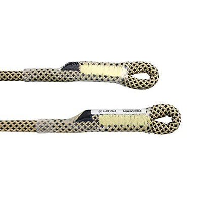 Bulldog 8mm & 10mm - Friction Hitch 100% Technora, 5400 MBS, Prusik By Pelican Rope - Arborist Rope, Tree Gear, Accessory Cord (34, 10mm Diameter) - size: 10 mm x 864 mm