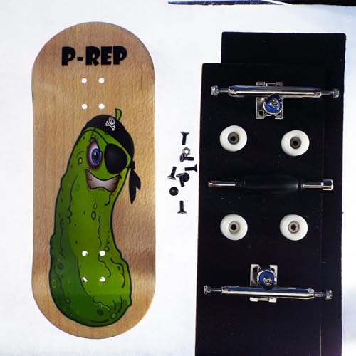 P-REP V2 Pro Performance Complete Wooden Fingerboard 36mm - Pickle Pirate - style: Pickle Pirate