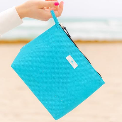 SCOUT Go Getter Pouch, Breathable Water-Resistant Fabric, Convenient Finger Loop - color: Pool