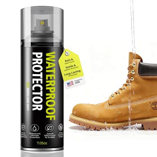 Shoe Protector Spray: Rain Stain Dirt Waterproof Shoe Spray, Nano Protection for Sneaker Suede Leather Boot Hat