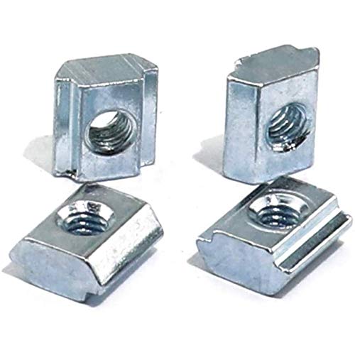 30pcs 2020 Series Sliding T Nuts Metric M3 Thread Slide in Hammer Head T-Nut for Standard 6mm T-Slot Aluminum Extrusion Profile （2020 Series M3） - size: 2020 Series M3