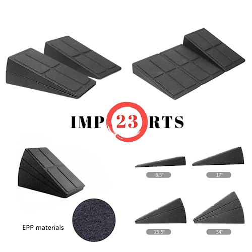 Squat Wedge Block Set 3 in 1 Wedge Blocks For Squats Weightlifting Yoga Heel Elevated Squat Wedge Calf Stretcher Physical Therapy Wedge Blocks For Squatting Slant Board