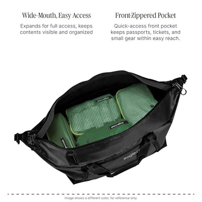 Eagle Creek Migrate 90L Duffel Bag – Lightweight, Durable Travel Duffel – Weather-Resistant Fabric – Comfortable Shoulder Straps – Electric Yellow - color: Yellow