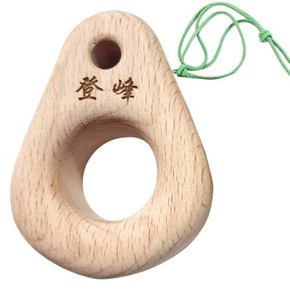 Rock Climbing Hangboard Strong Load-Bearing Multi-Depth Small Size | Small Climbing Grip Trainer Board Wood Texture for Home Gym Travel - color: 78mm