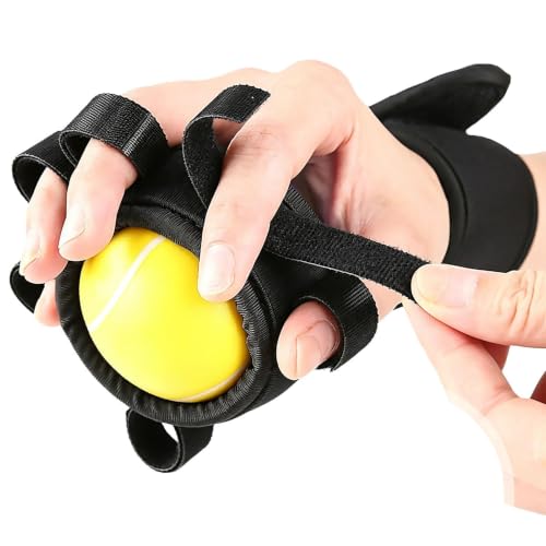 Exercise Ball for Hands Finger Muscle Trainer Ball | Finger Exercise Tool for Workout Outdoor Weightlifting Rock Climbing Home Fitness Gym Office - color: Yellow
