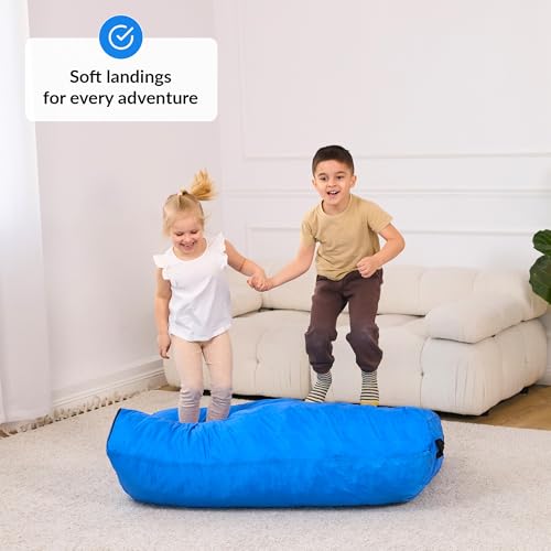 Crash Pad for Kids Sensory | Big 5Ft x 5Ft, 3Ft x 4Ft, 3Ft x 3Ft Or 2Ft x 2Ft | Autism Sensory Crash Mat for Jumping Play | Crashpad | Soft Foam Landing Pad | Giant Mat Pillow | Climbing, Gymnastics - size: Small