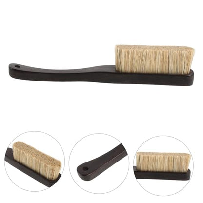 Climbing Chalk Brush Rock Cleaning Brush with Ultra-Dense Boar Bristles and Ergonomic Wood Handle for Outdoor Bouldering and Indoor Gym Use