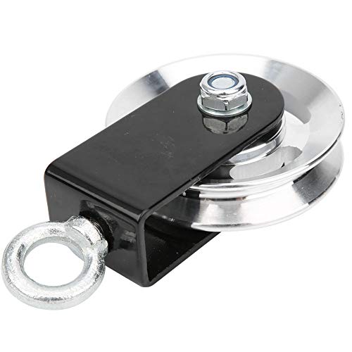 Stainless Steel Pulley Mute Hanging Wheel DIY Accessory Fitness Equipment Bracket for Home Gym