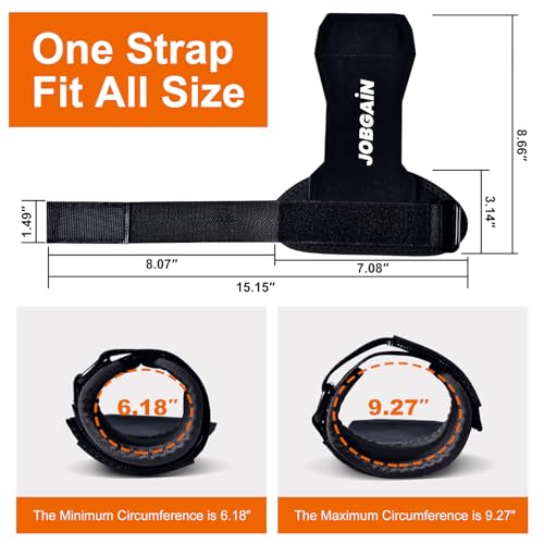 Weight Lifting Wrist Strap for Men & Women, 1 Pair | Double Layer Leather, For Deadlift and Powerlifting, Adjustable Neoprene Padded Wrist Wraps - color: Black