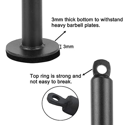 Weight Plate Loading Pin fit 1 inch Weight Plates and 2 inch Olympic Plates for Cable Pulley System LAT Pulldown,Weights Lifting Holder Home Gym for Muscle Strength - style: Loading Pin fit Standard Weight Plates