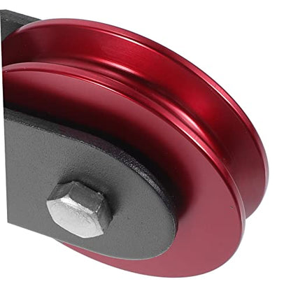 Hemoton Gym Pulley System Aluminum Alloy Cable Pulley Wheel Cable Attachment for Weight Lifting Fitness Equipment