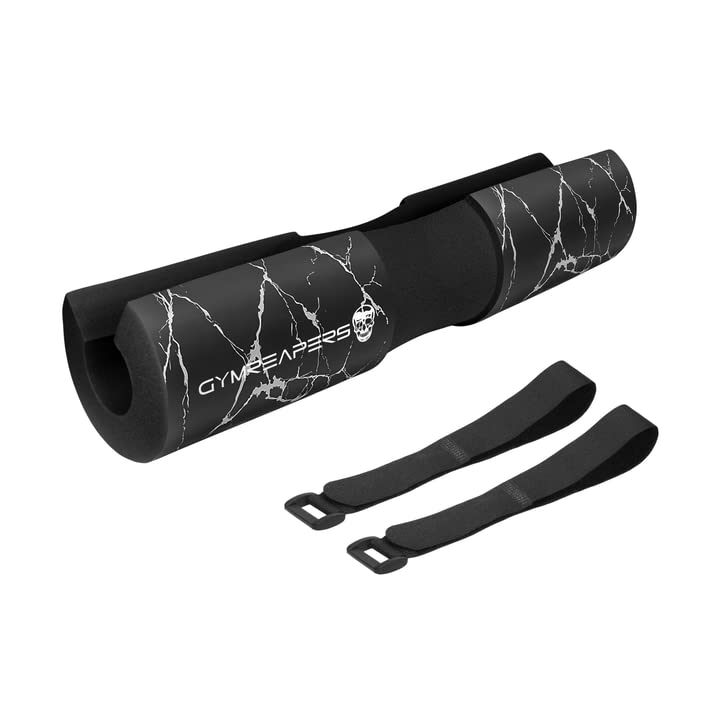 Gymreapers Barbell Squat Pad - Protective Bridge Pad For Hip Thrust, Squats, Lunges - Hip Support, Neck Protection For Bar - color: Marble