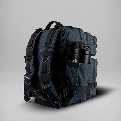 WOLFpak 35L Athletic Gym Backpack - Durable 1000D Waterproof Oxford Material with MOLLE Webbing, Laptop Pocket - color: Strength Club