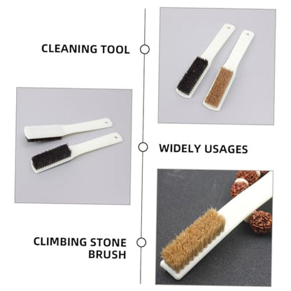 Alipis 16pcs Walnut Stone Cleaning Brush for Climbing and Bouldering Bristle and Sturdy Handle Lightweight and Portable Rock Cleaning Tool for Indoor and Outdoor Use