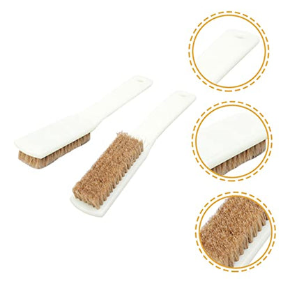 2pcs Bouldering Brush Walnut Stone Cleaning Brush Chalk Cleaning Tool for Outdoor Climbing