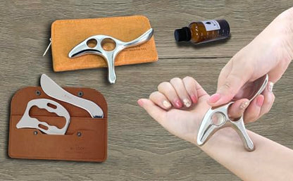 BYYDDIY 3 in 1 Stainless Steel Muscle Scraper Tools Set (TSD) - style: TSD