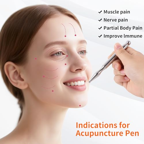 Stainless Steel Gua Sha & Acupuncture Pen, Trigger Point Massager Tool | suits daily home facial care, supports scraping and acupoint massage to ease facial tightness for women and mothers - color: 2pcs