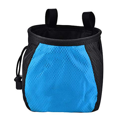 RiToEasysports Climbing Chalk Bag, Adjustable Waistband with Buckle, Soft Velvet Interior Prevents Leakage, Tear Polyester Material, for Outdoor Rock Climbing and Gym Training