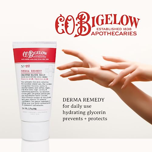 C.O. Bigelow Chapped Hands Balm, 1.7 oz | Deep Hydration & Protection - Hand Cream for Women and Men to Soften Dry Cracked Skin - No. 1012 with Glycerin (40.3%) - size: 1.07 Ounce (Pack of 2)