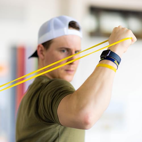 PRx Performance - Resistance & Stretch Band - Perfect for Pull-ups, Chin Ups, Muscle Ups, Power Lifting, Physical Therapy, Mobility Bands, Exercise Bands - color: Yellow