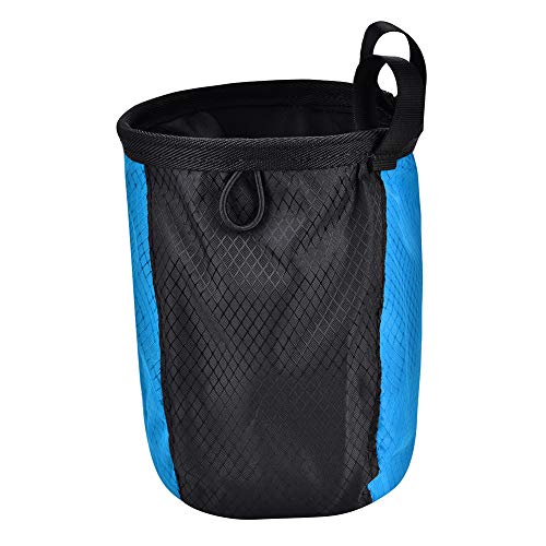 RiToEasysports Climbing Chalk Bag, Adjustable Waistband with Buckle, Soft Velvet Interior Prevents Leakage, Tear Polyester Material, for Outdoor Rock Climbing and Gym Training