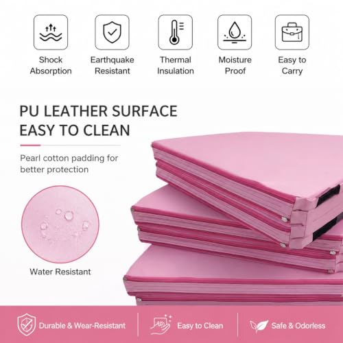 Thick Crash Mat for Pole Dancing & Aerial Hoop, Safety Round Pole Dance Foam Mat, Suitable for Beginners Fitness Gymnastics Striptease Safety Mat - size: 150*5cm/59.1*2in