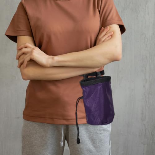 Climbing Chalk Bag with Anti-Slip Feature Large Capacity and Ergonomic Design, Made of Sturdy Oxford Cloth and Soft Fleece for Comfortable Use for Outdoor Climbing Activities