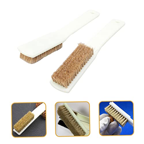 Zerodeko 2Pcs Bouldering Boars Hair Brush Stone Cleaning Tool for Rock Climbing Lightweight Compact Design for Outdoor Sports and Indoor Climbing Accessories