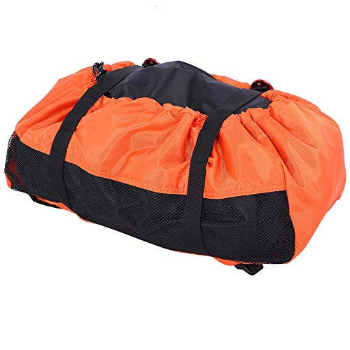 Haofy Climbing Bag Rock Climbing, Tarp, Rock Climbing Rope Kit Bag Folding Shoulder Strap For Outdoor Camping Hiking (Orange)