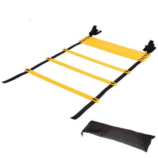Ultimate Agility Ladder Speed Training Equipment - 8, 12, 16 Rungs Nylon Rope PP Rope Adjustable Speed Ladder for Kids and Adults, with Carry Bag - size: A