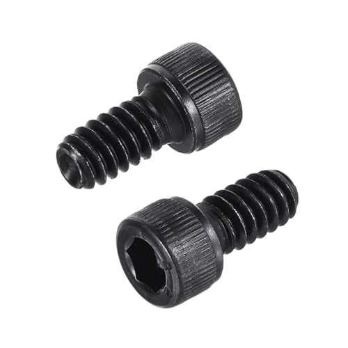 uxcell #10-24x3/8" Hex Socket Head Cap Screw Bolts 12.9 Grade Alloy Steel 25pcs - size: #10-24x3/8"
