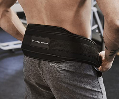 Neoprene Double Layer Universal Dip Belt | Made with 15mm Thick Universal Dip Belt with Heavy-Duty Steel Chain for Men and Women