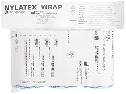 Chattanooga Nylatex Therapeutic Treatment Wrap: 4" W x 60" L, 3 Count - size: 60" Length, style: 4" Wide