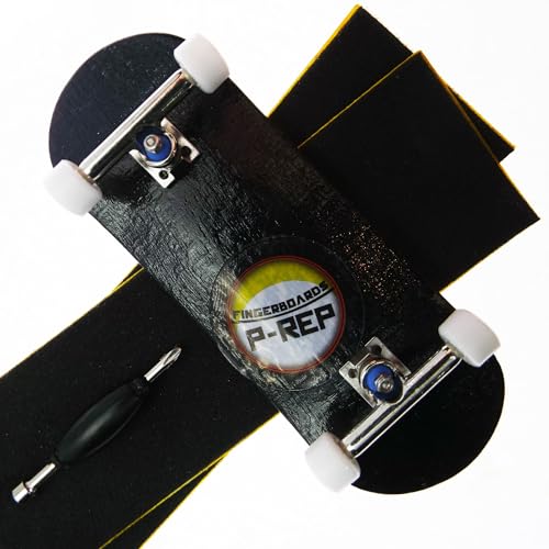 P-REP V2 Pro Performance Complete Wooden Fingerboard 32mm - Black - style: V2 Pro Performance