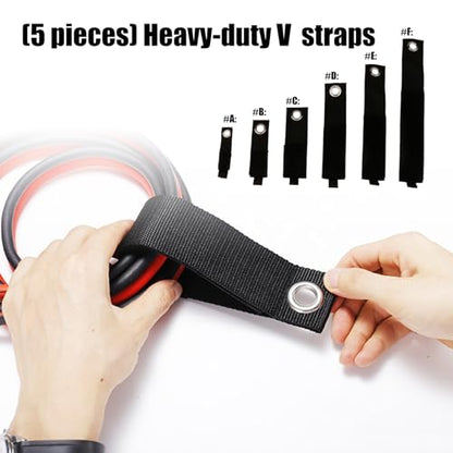 Fastening Strap Adventure Gear Fastener Suitable for Camping with Strong Nylon Texture and Easy Setups for Camping Securing During Hiking with Adjustable Hook - color: 50x330mm