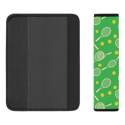 2 Piece Sports Racket Tennis Ball Car Seat Belt Pad Breathable Seat Belt Cushion for Child, Stroller Pushchair High Chair, Easy Install (No Tool) - color: Pattern 435