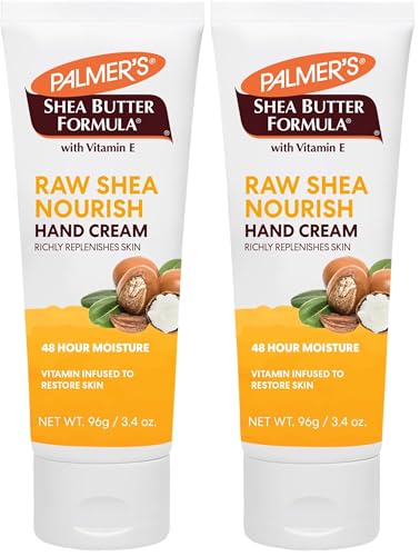 Palmer's Shea Butter Formula Hand Cream for Dry, Cracked Skin. Travel Size Hand Lotion, 3.4 Ounce (Pack of 2) - size: 3.4 Ounce (Pack of 2)