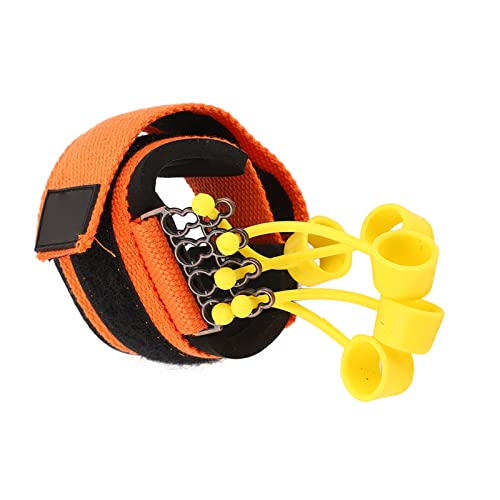 ZJchao Finger Extension Trainer, Silicone Band with Hook and Loop Fastener for Hand Rehabilitation, Wrist and Finger Exercise, Grip Strength Training