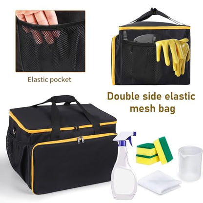 Adjustable Storage Bag Compatible with Wagner Spraytech C900134 Steamer Portable Steam Cleaner Carry Bag with Extra Pockets for Accessories (Bag Only)
