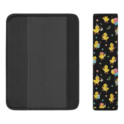 Universal Fit Seat Belt Shoulder Pad for Adult Use, Most Cars, 2 Pack Black Yellow Duck Harness Pads Strap Pressure Relief - color: Pattern 362