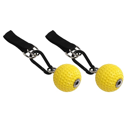 Climbing Pull Up Grip, Pull Up Grips and Balls, Anti Slip Training Ball with Stainless Steel Hook for Forearm and Grip Strength, Perfect for Climbing, Fitness and Obstac