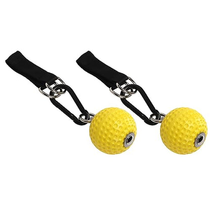 ZJchao Pull Up Ball, Pull Up Grips and Balls 7.2cm Anti Slip Climbing Training Power Grip Ball with Staps for Indoor and Outdoor Horizontal Bars Training