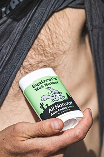 Squirrel's Nut Butter Anti Chafing Stick | All Natural Chafe Prevention & Skin Care for Athletes, Runners & Adventurers | Thighs, Arms, Pack Straps & More | 1.7 oz - size: 1.7 Ounce (Pack of 1)