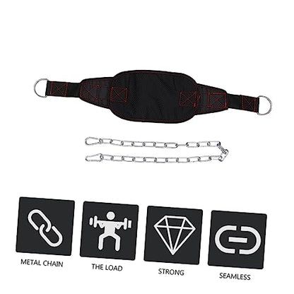 VICASKY Weightlifting Waist Belt Chain for Muscle Resistance Training for Dips and Chin-ups Strengthen Shoulders Chest and Back