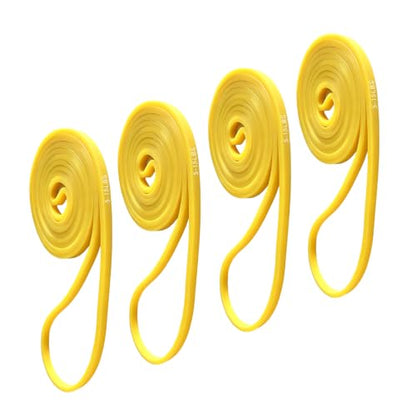 Resistance Bands, 5-Level Pull Up Assistance Bands for Working Out, Elastic Band for Exercise, Muscle Training, Full Body Training - color: 4PCS Yellow